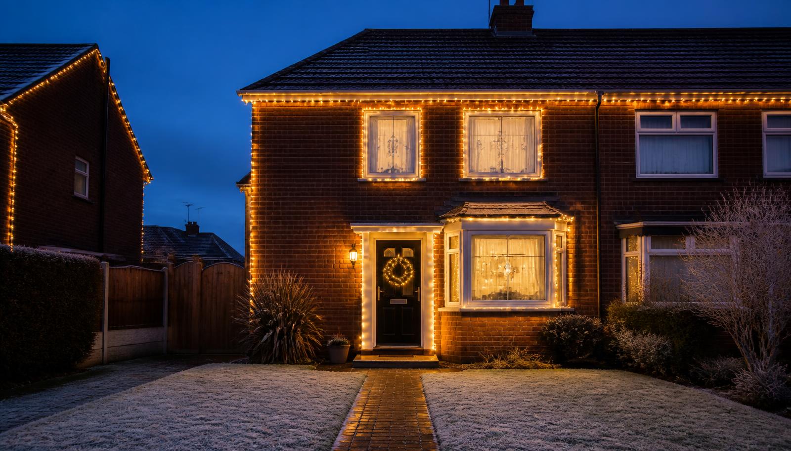 Christmas Lights Installation service by CKFR Home Solutions in Newport, Cwmbran and South Wales