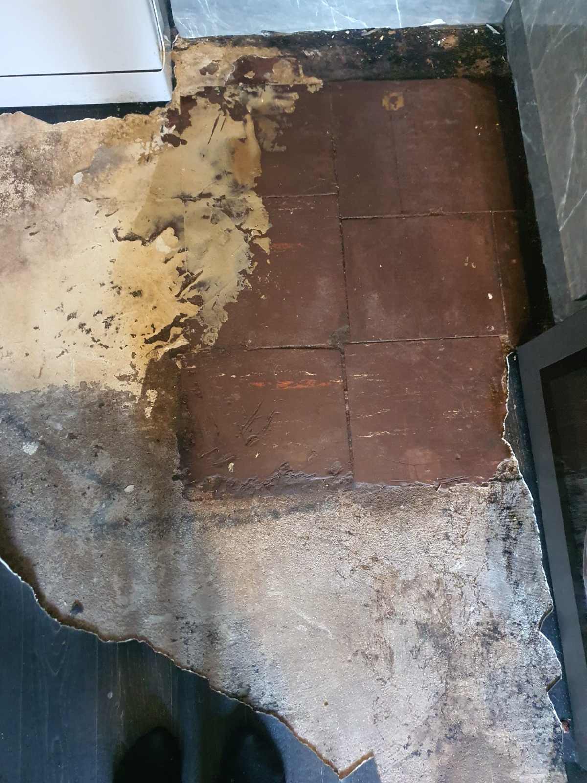 Hidden floor damage exposed during refurbishment — South Wales repair